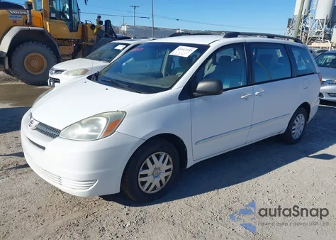 2004 Toyota Sienna Ce из США, поврежденный, VIN 5TDZA23C14S017723